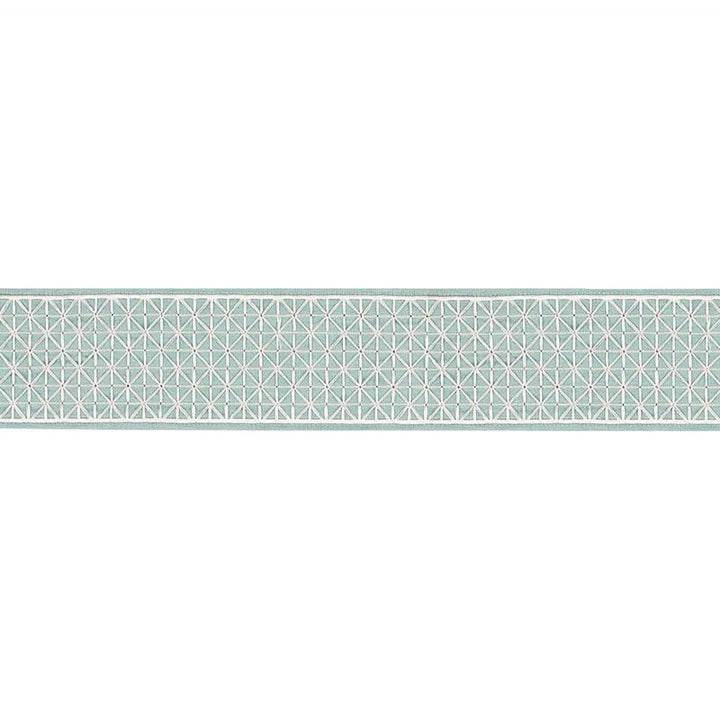Directoire Tape Teal 68641 by Schumacher Trim Timothy Corrigan - Fabric Carolina -