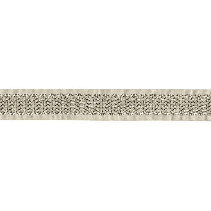 Sunset Strip Tape Platinum 68650 by Schumacher Designer Trim Timothy Corrigan - Swanky Fabrics -