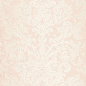 Chateau Silk Damask Blush 68881 by Schumacher Fabric