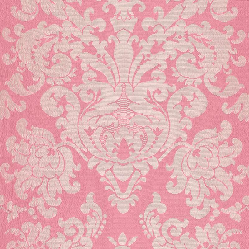 Chateau Silk Damask Springtime 68882 by Schumacher Fabric Timothy Corrigan 26.5" - Fabric Carolina -