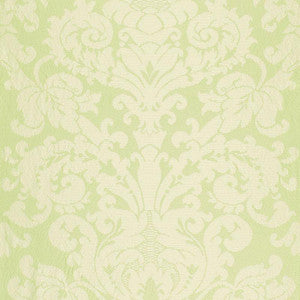 Chateau Silk Damask Citron 68883 by Schumacher Fabric