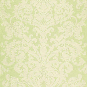 Chateau Silk Damask Citron 68883 by Schumacher Fabric