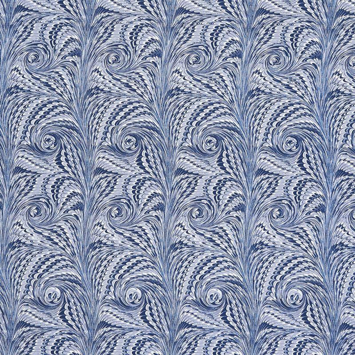 Verona Lapis 175641 by Schumacher Fabric Ottoman Chic 18.25" - Fabric Carolina -