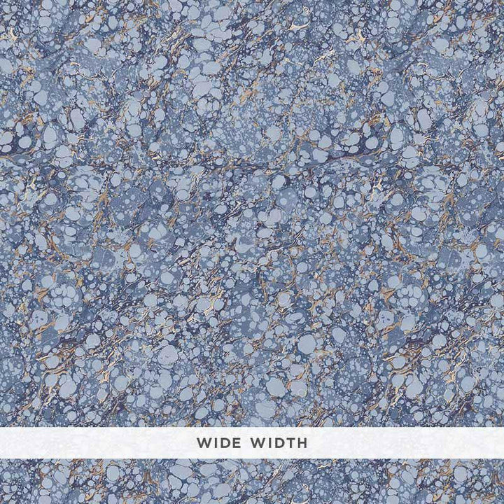 Florence Lapis 5006901 by Schumacher Designer Wallpaper Fabulous Faux 18.0" - Swanky Fabrics -