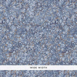 Florence Lapis 5006901 by Schumacher Wallpaper