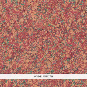 Florence Carnelian 5006902 by Schumacher Wallpaper