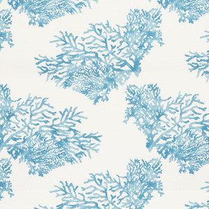 Great Barrier Reef Blue 175364 by Schumacher Fabric