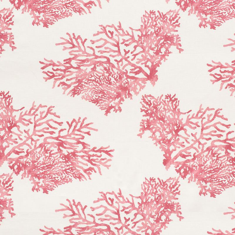 Great Barrier Reef Pink 175365 by Schumacher Fabric Nautilus 27.0" - Fabric Carolina -