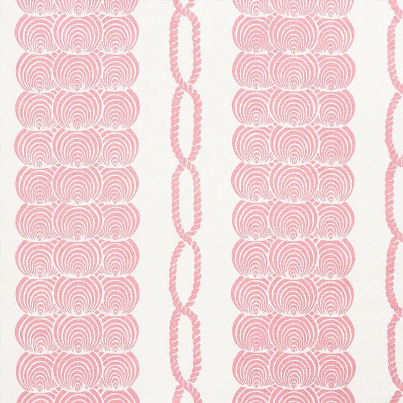 Coralline Pink 177782 by Schumacher Designer Fabric Nautilus 35.75" - Swanky Fabrics -