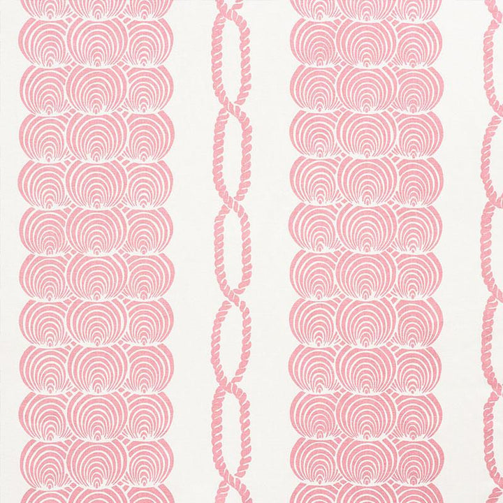 Coralline Pink 177782 by Schumacher Fabric Nautilus 35.75" - Fabric Carolina -