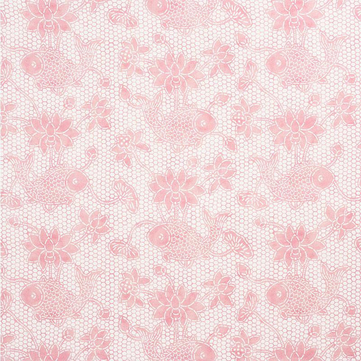 Lotus Batik Pink 177792 by Schumacher Designer Fabric Isola Indoor/Outdoor 26.0" - Swanky Fabrics -