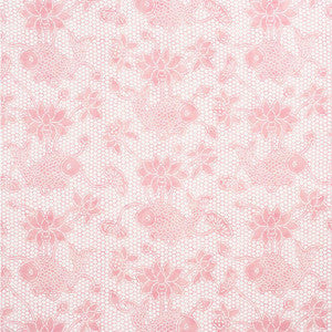 Lotus Batik Pink 177792 by Schumacher Fabric
