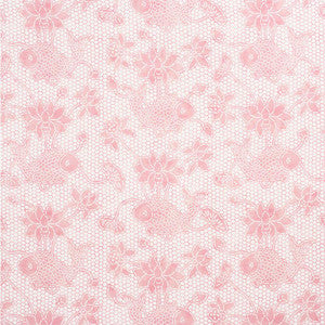 Lotus Batik Pink 177792 by Schumacher Fabric