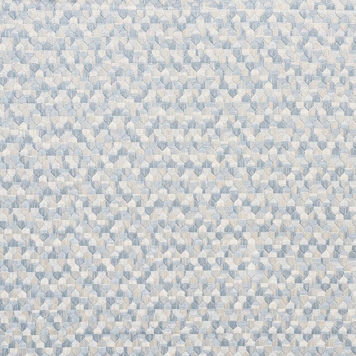 Ivins Embroidery Sky 75121 by Schumacher Fabric Relaxed Glamour - Fabric Carolina -