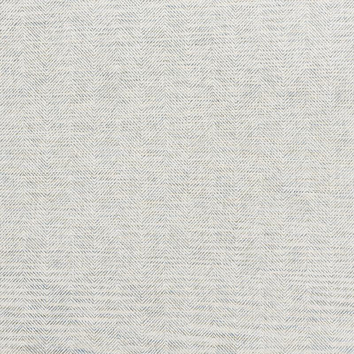 Caro Herringbone Sky 75143 by Schumacher Designer Fabric Relaxed Glamour 3.5" - Swanky Fabrics -