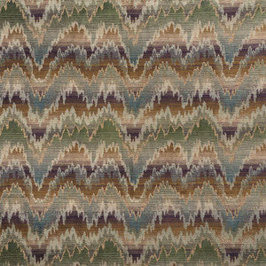 Carpenter Flamestitch Moss 75170 by Schumacher Fabric
