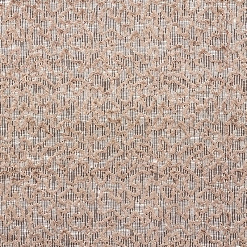 Janis Velvet Brown 75221 by Schumacher Designer Fabric Relaxed Glamour 13.88" - Swanky Fabrics -