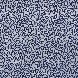 Janis Velvet Blue 75222 by Schumacher Fabric