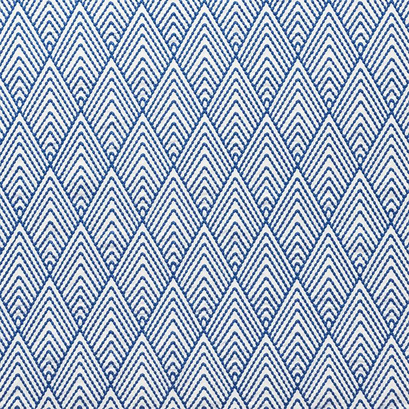 Avila Embroidery Navy 75371 by Schumacher Fabric Nautilus 4.0" - Fabric Carolina -