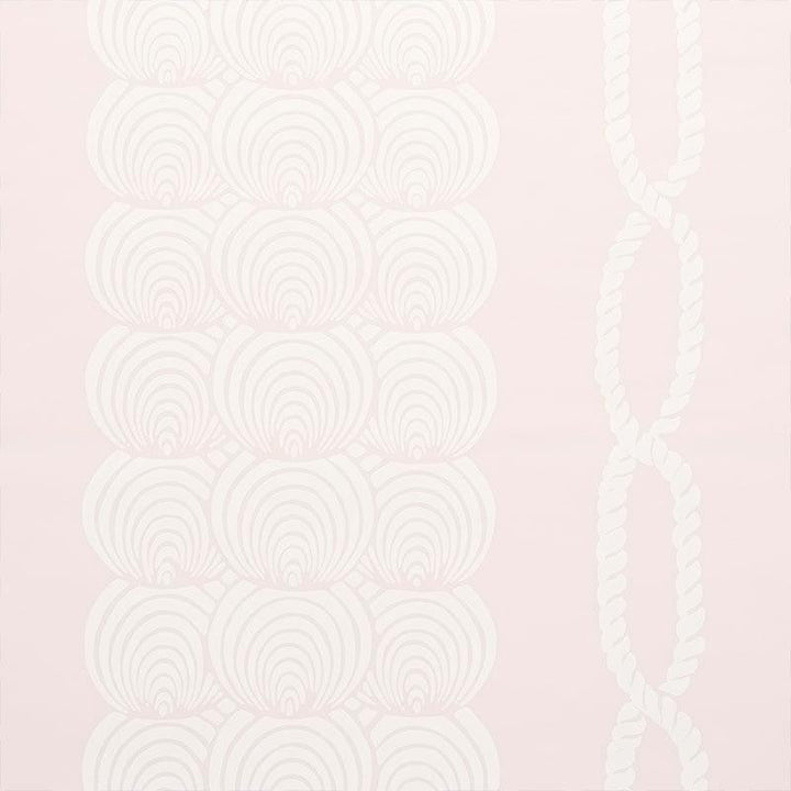 Coralline Blush 5009433 by Schumacher Designer Wallpaper Nautilus 18.0" - Swanky Fabrics -