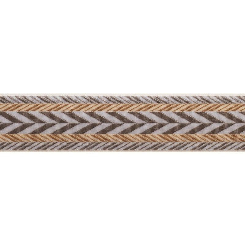 Stinson Tape Flax 74264 by Schumacher Trim Relaxed Glamour 1.25" - Fabric Carolina -