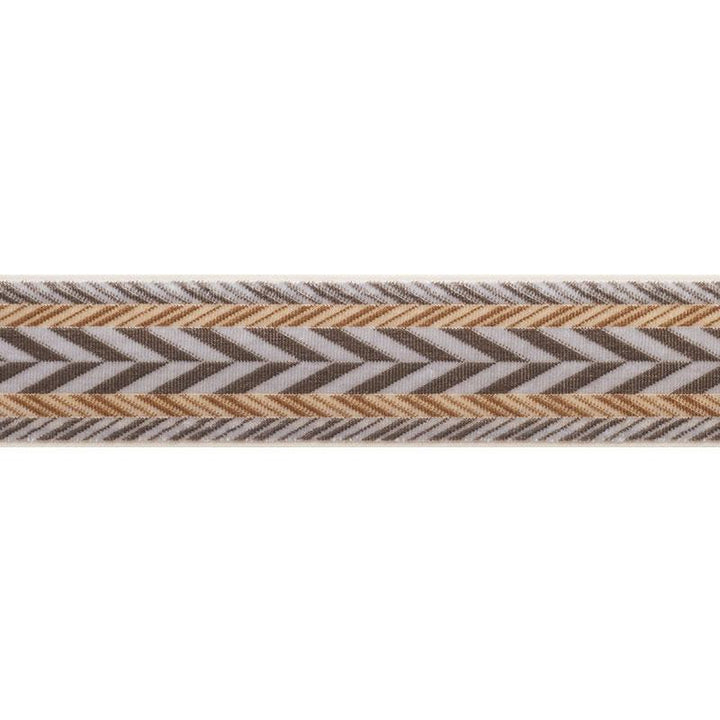 Stinson Tape Flax 74264 by Schumacher Trim Relaxed Glamour 1.25" - Fabric Carolina -