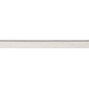 Gustave Silk Lip Cord Narrow Dove 74521 by Schumacher Trim