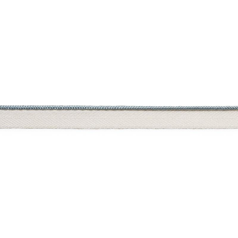 Gustave Silk Lip Cord Narrow Cloud 74522 by Schumacher Trim Perfect Basics: Trims - Fabric Carolina -