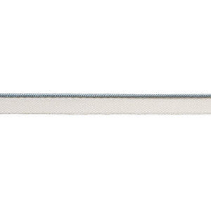 Gustave Silk Lip Cord Narrow Cloud 74522 by Schumacher Trim