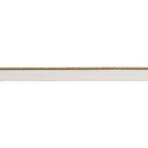 Gustave Silk Lip Cord Narrow Sand 74523 by Schumacher Trim