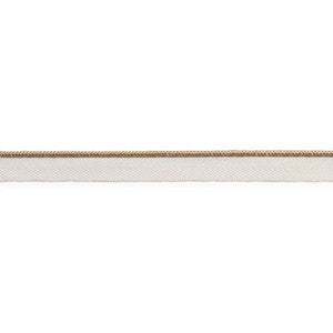 Gustave Silk Lip Cord Narrow Sand 74523 by Schumacher Trim