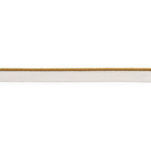 Gustave Silk Lip Cord Narrow Gold 74524 by Schumacher Trim