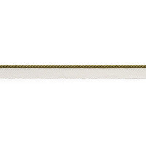 Gustave Silk Lip Cord Narrow Olive 74525 by Schumacher Trim