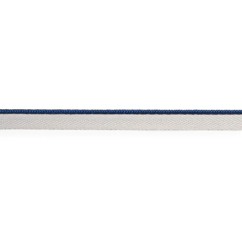 Gustave Silk Lip Cord Narrow Navy 74528 by Schumacher Designer Trim Perfect Basics: Trims - Swanky Fabrics -