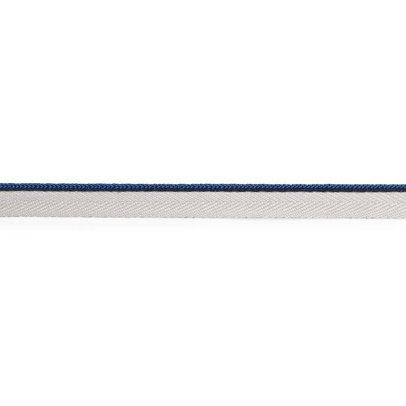 Gustave Silk Lip Cord Narrow Navy 74528 by Schumacher Trim Perfect Basics: Trims - Fabric Carolina -