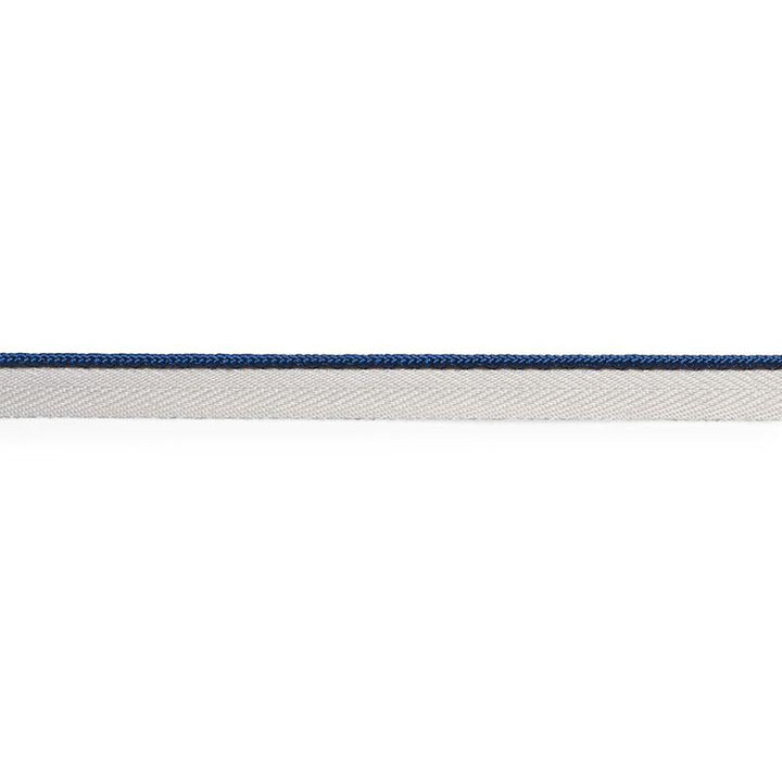 Gustave Silk Lip Cord Narrow Navy 74528 by Schumacher Trim Perfect Basics: Trims - Fabric Carolina -