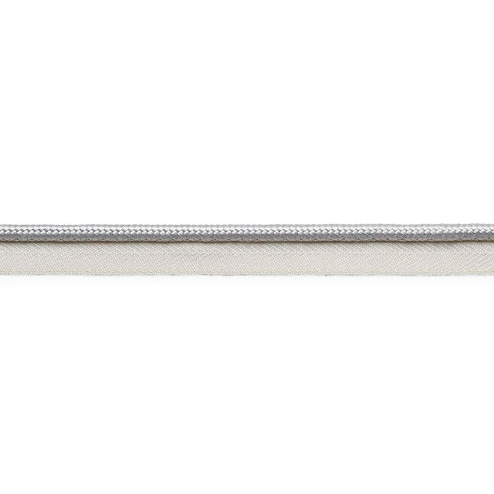 Gustave Silk Lip Cord Medium Dove 74541 by Schumacher Trim Perfect Basics: Trims - Fabric Carolina -