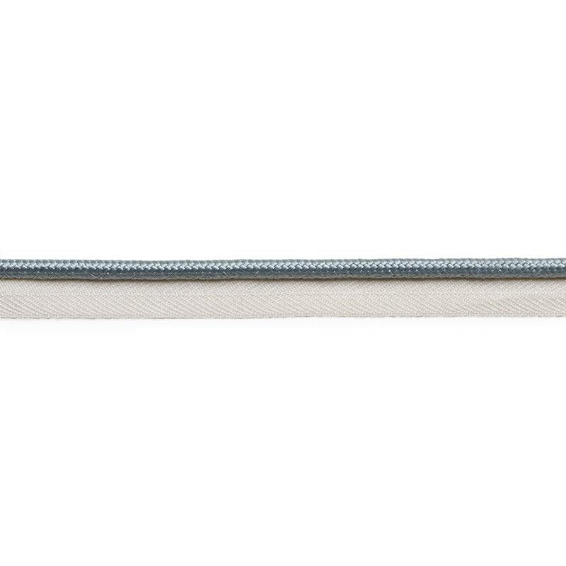 Gustave Silk Lip Cord Medium Cloud 74542 by Schumacher Trim Perfect Basics: Trims - Fabric Carolina -
