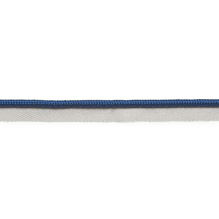 Gustave Silk Lip Cord Medium Navy 74548 by Schumacher Trim Perfect Basics: Trims - Fabric Carolina -