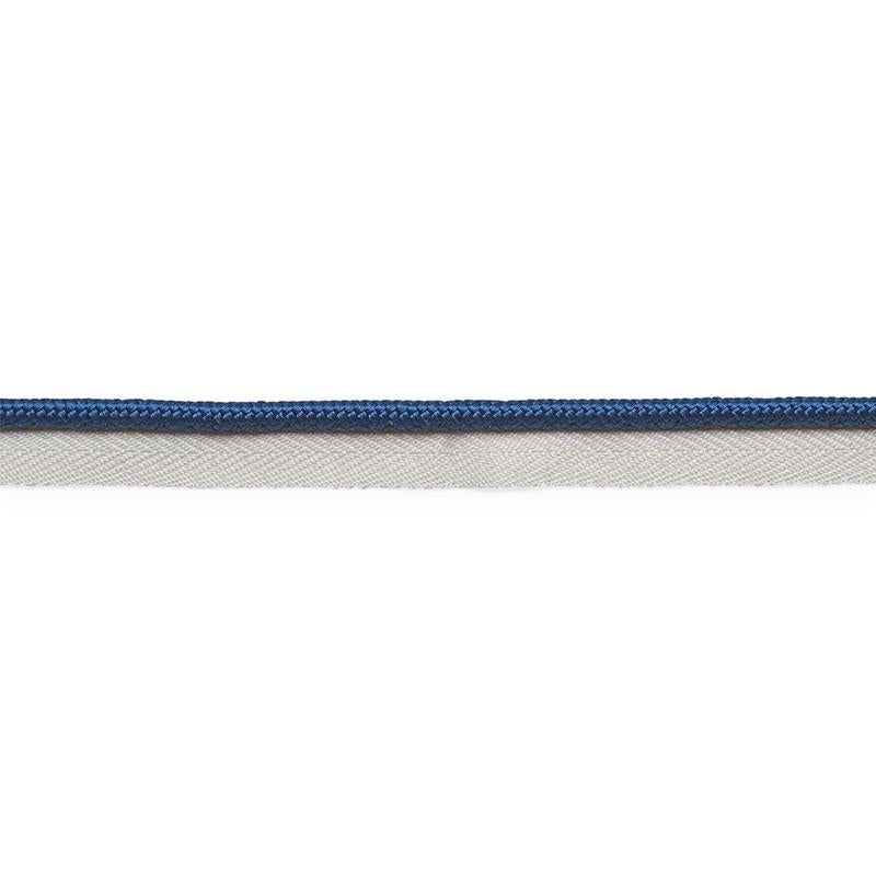 Gustave Silk Lip Cord Medium Navy 74548 by Schumacher Designer Trim Perfect Basics: Trims - Swanky Fabrics -