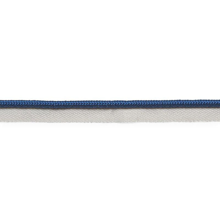 Gustave Silk Lip Cord Medium Navy 74548 by Schumacher Designer Trim Perfect Basics: Trims - Swanky Fabrics -