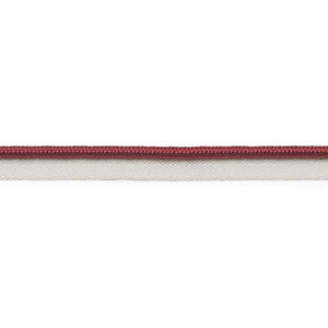Gustave Silk Lip Cord Medium Burgundy 74549 by Schumacher Trim