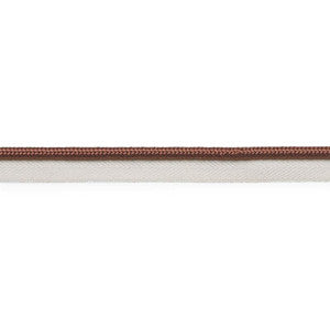 Gustave Silk Lip Cord Medium Brown 74550 by Schumacher Trim