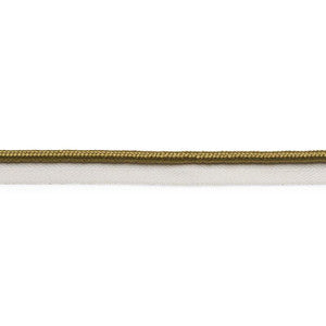 Gustave Silk Lip Cord Medium Olive 74545 by Schumacher Trim
