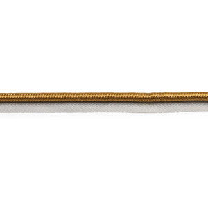 Gustave Silk Lip Cord Wide Gold 74564 by Schumacher Trim