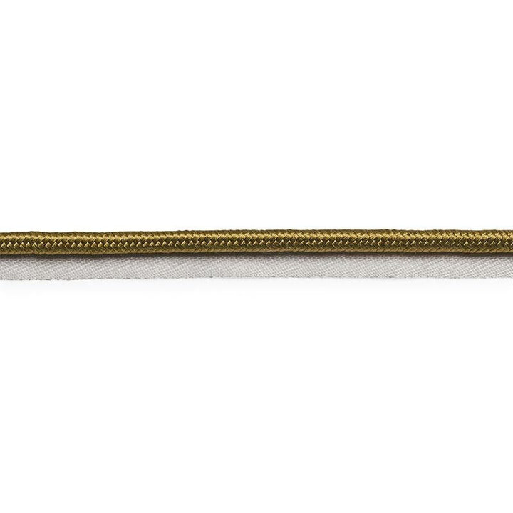 Gustave Silk Lip Cord Wide Olive 74565 by Schumacher Designer Trim Perfect Basics: Trims - Swanky Fabrics -
