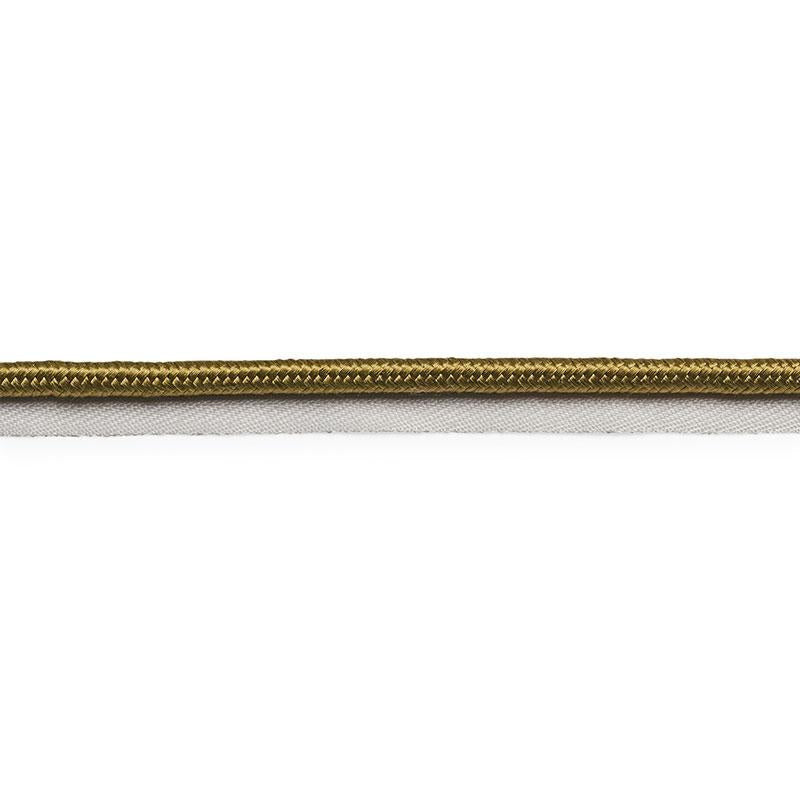 Gustave Silk Lip Cord Wide Olive 74565 by Schumacher Trim Perfect Basics: Trims - Fabric Carolina -