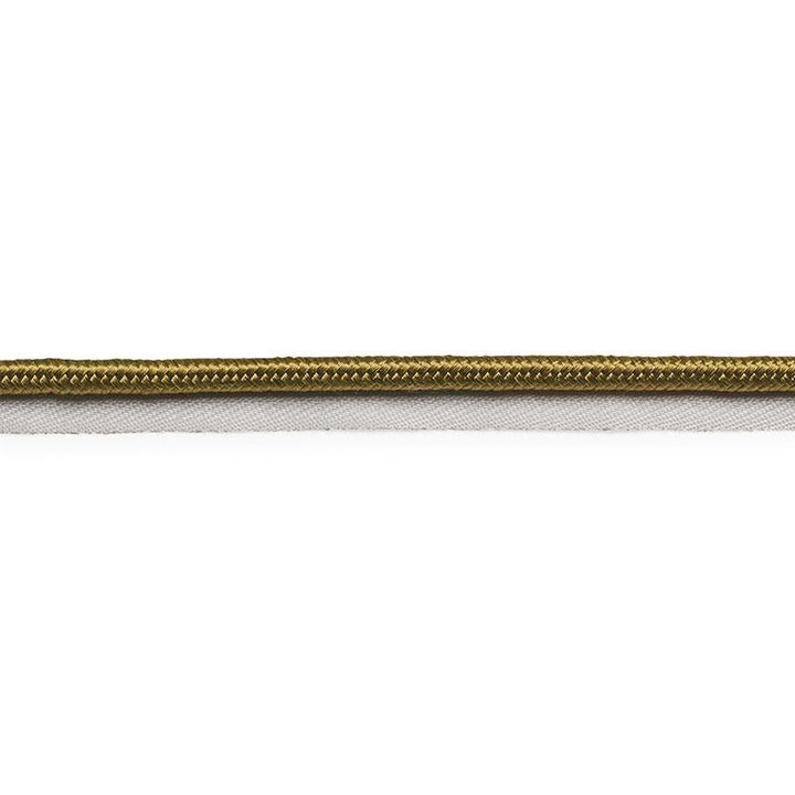 Gustave Silk Lip Cord Wide Olive 74565 by Schumacher Trim Perfect Basics: Trims - Fabric Carolina -