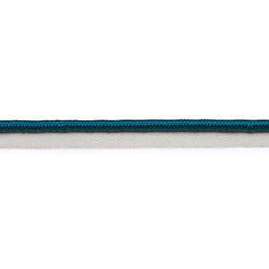 Gustave Silk Lip Cord Wide Peacock 74567 by Schumacher Trim