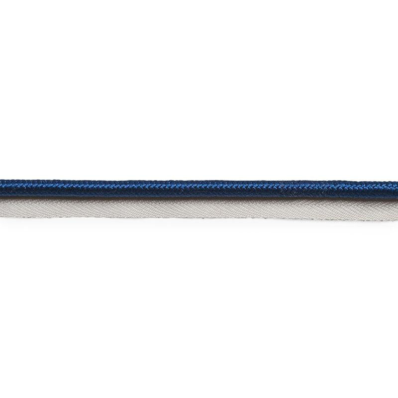 Gustave Silk Lip Cord Wide Navy 74568 by Schumacher Trim Perfect Basics: Trims - Fabric Carolina -